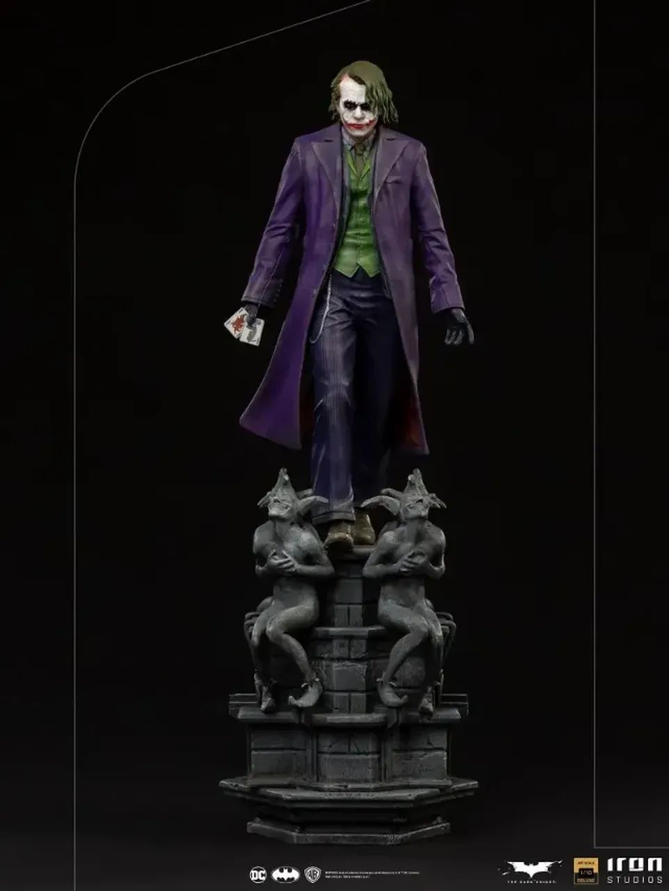The Joker Deluxe - Coringa The Dark Knight Iron Studios - Foto 2