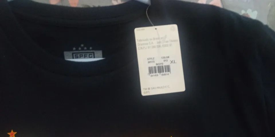 Camiseta infantil do São Paulo com estampa Looney Tunes tam. XL. Produto oficial. Nova  - Foto 4