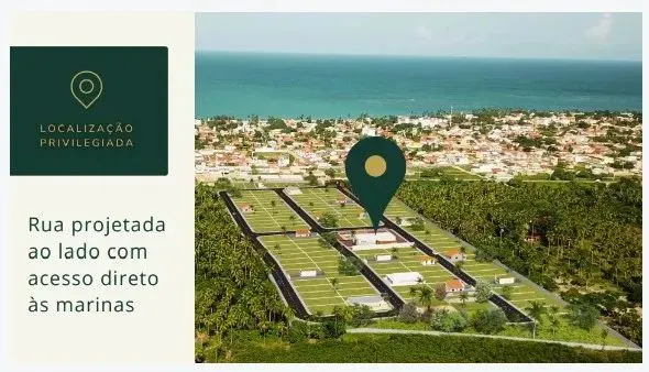 Oásis Carneiros! Lotes em condomínio fechado na Praia de Carneiros