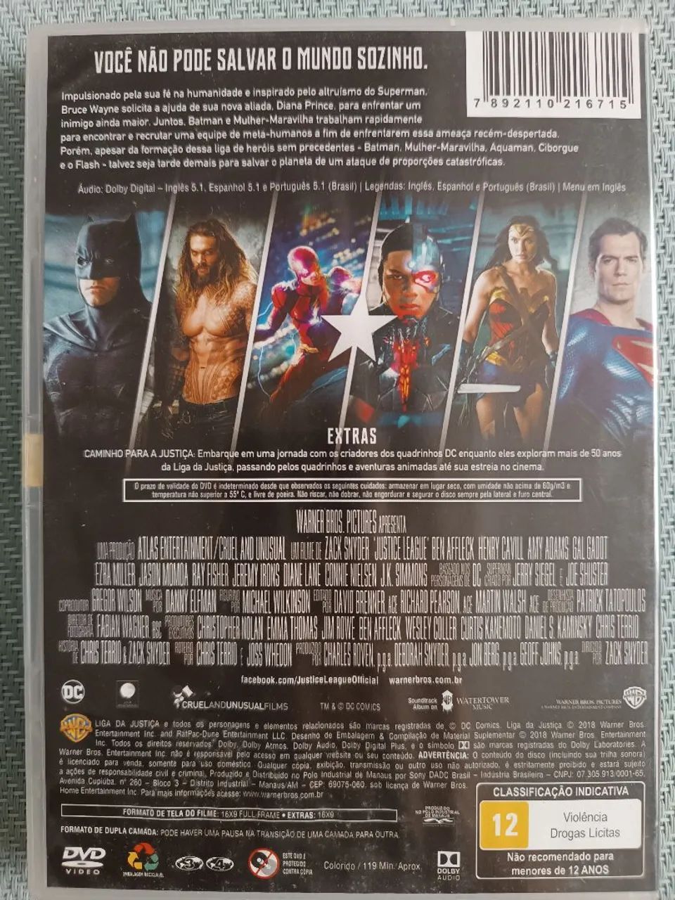2 dvds: Esquadrão Suicida e Liga da Justiça  - Foto 2
