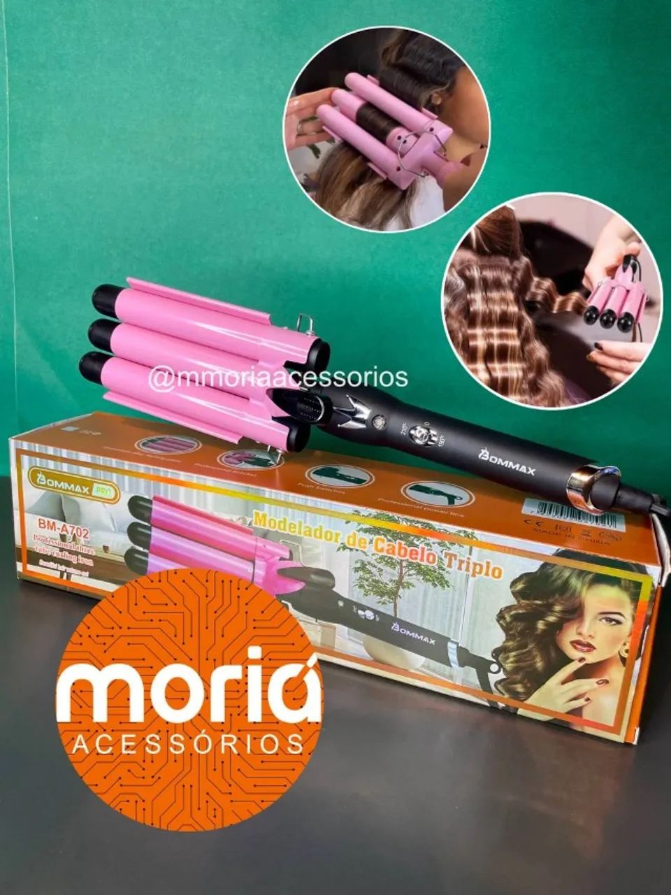 Modelador De Cabelo Triondas Cachos Ondulador - Foto 2