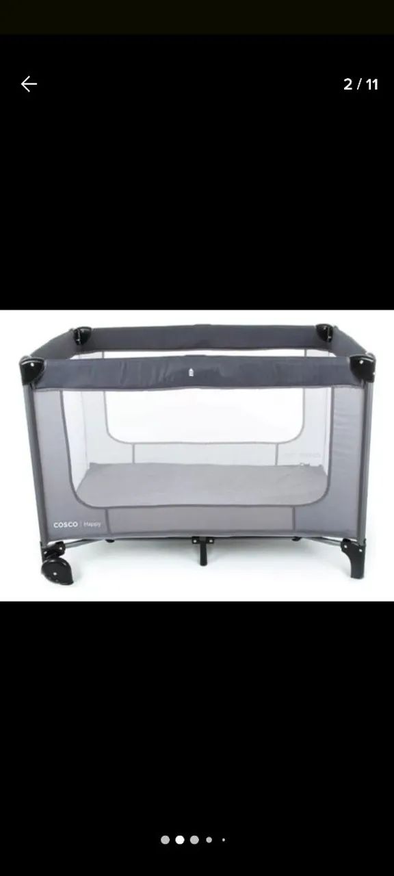 Berço portátil para bebê com mosquiteiro - Foto 4