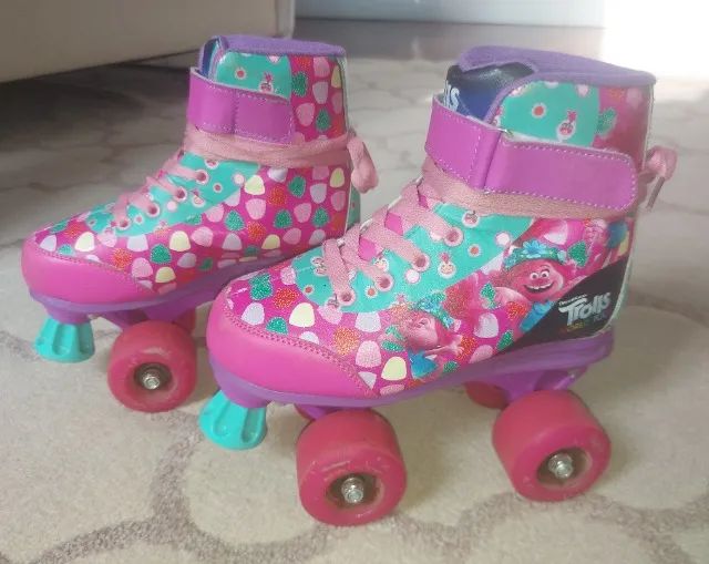 Patins infantil Trolls tamanho 31/32