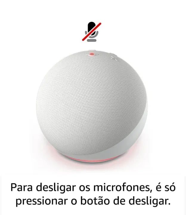 Echo dot 3 Amazon som Alexa inteligência artificial - Foto 3