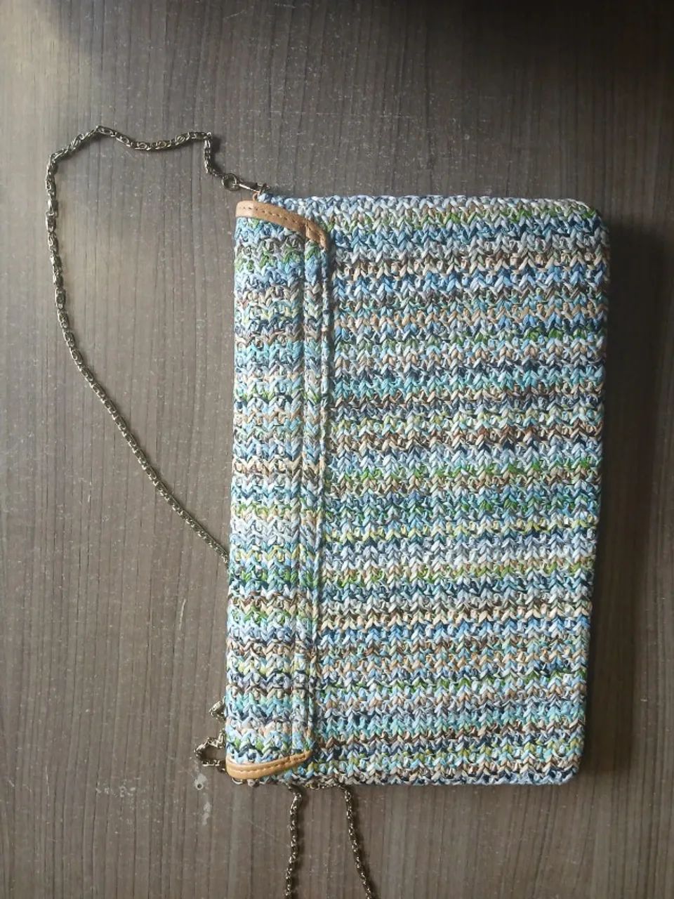 BOLSA TRANSVERSAL DE PALHA 100,00  - Foto 3