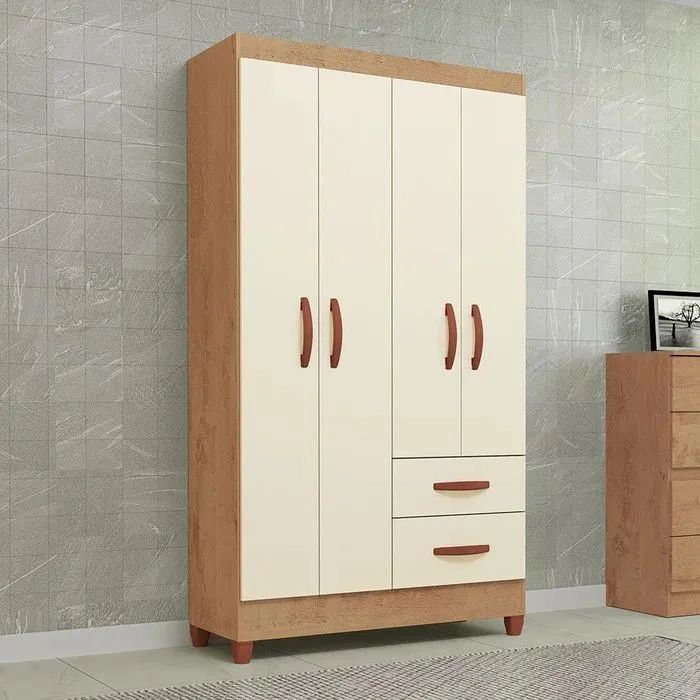 Guarda roupa fortaleza 4 portas e 2 gavetas  - Foto 4