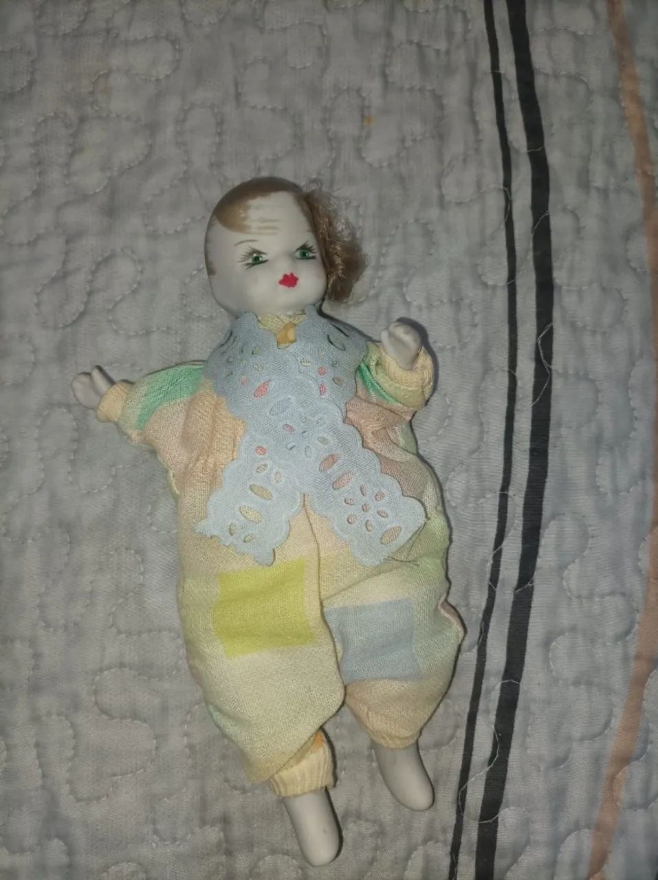 Boneca de porcelana antigas - Foto 3