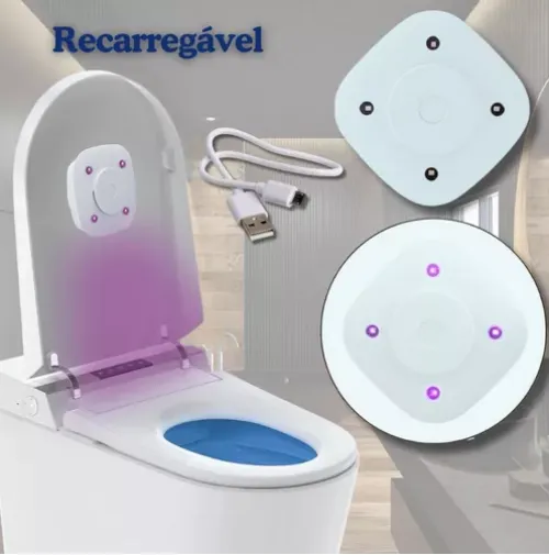 Esterilizador De Lâmpada UV Sanitária Desodorização Luz Germicida USB Recarregável z927