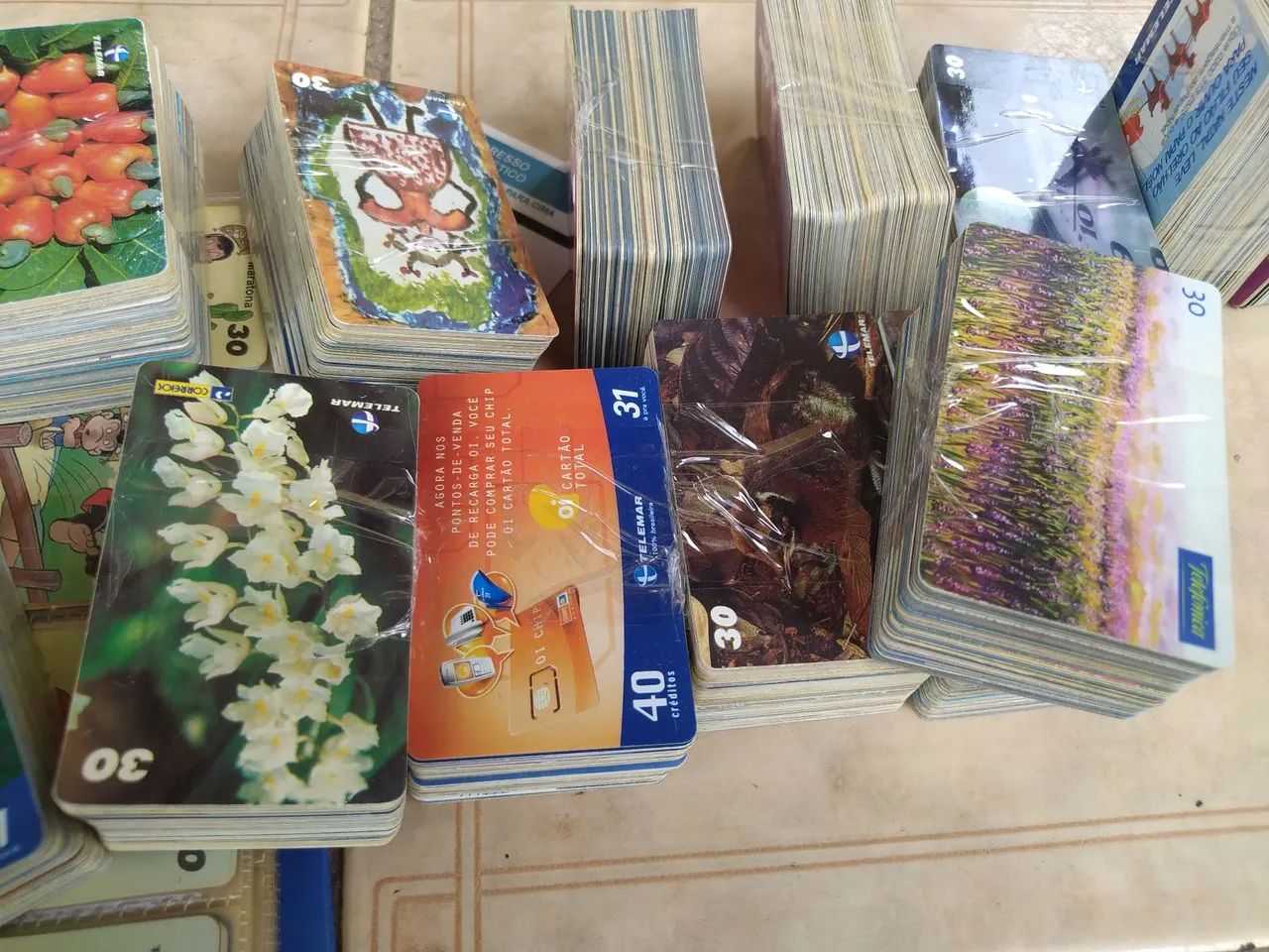 Coleção de Cartões Telefônicos64294633556225124