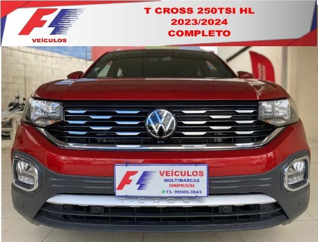 T cross 250tsi Highline 2023/2024 Flex,Completo.