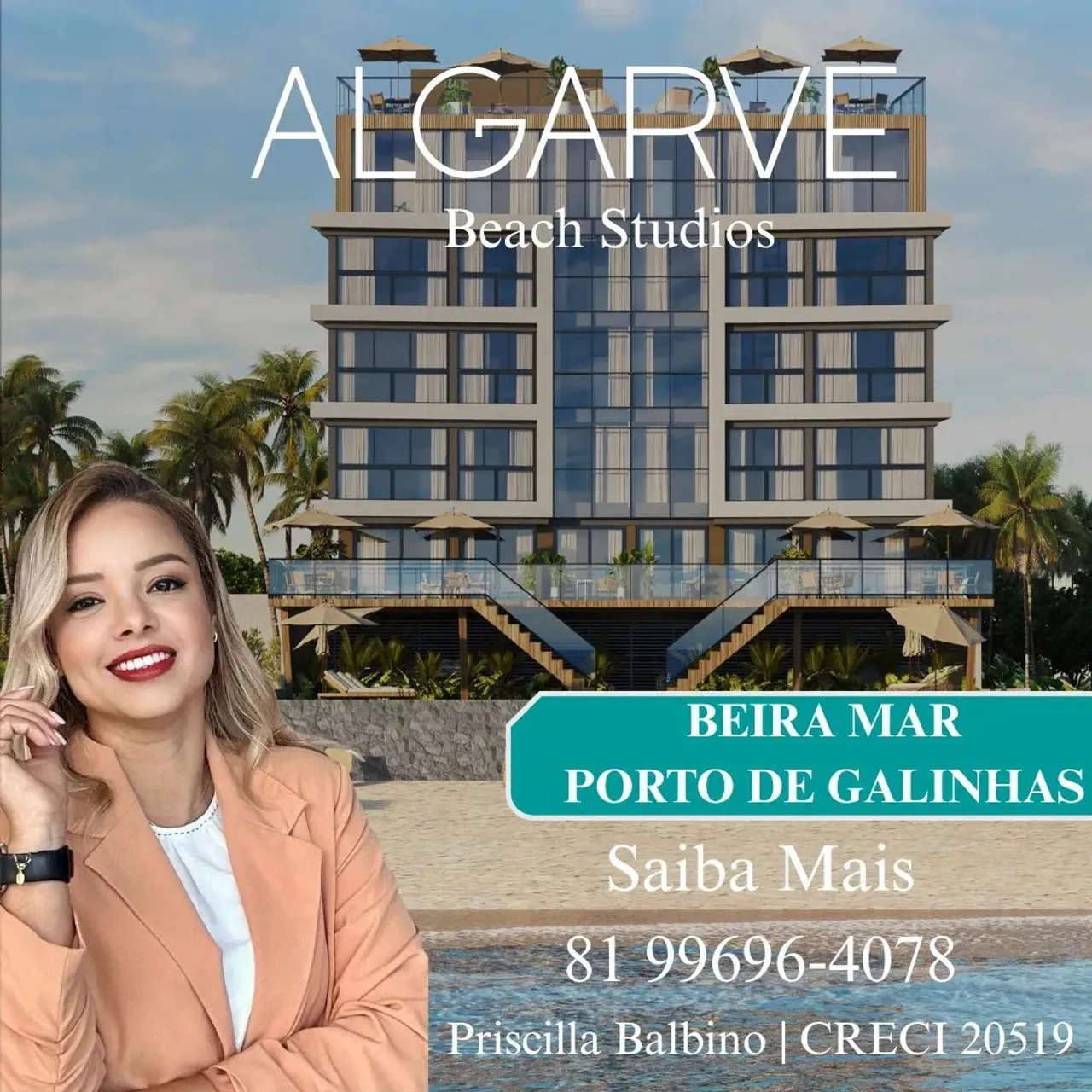 FLATS EM PORTO DE GALINHAS | PORTO ALGARVE BEACH STUDIOS | LUXO E CONFORTO À BEIRA MAR