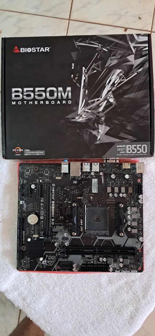 Placa Mãe Biostar B550M - AMD Ryzen - Foto 2
