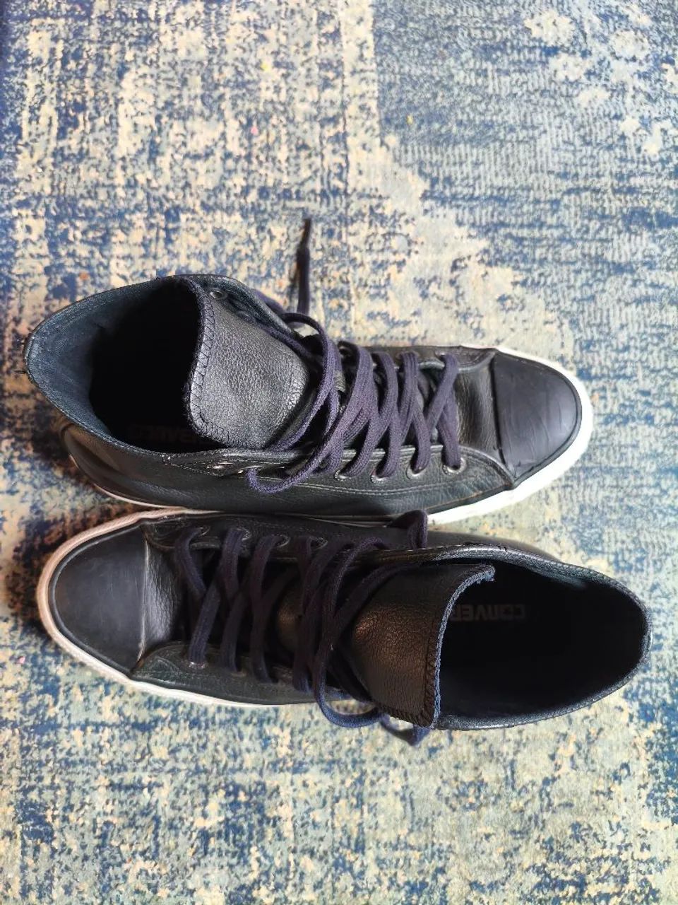 ALL Star Chuck Taylor Cano Alto Couro  - Foto 2