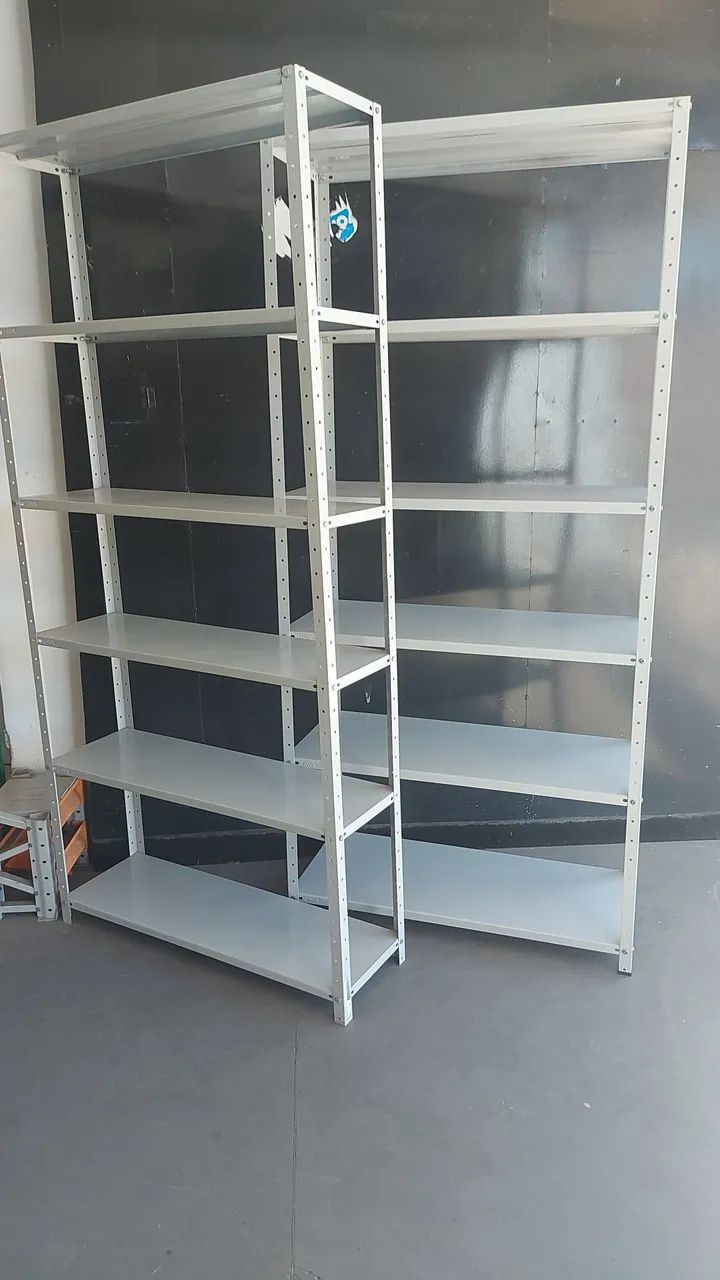 ESTANTE EM ACO de 1.98X92X30CM 6 PRAT A VISTA R$ 320. * - Foto 4