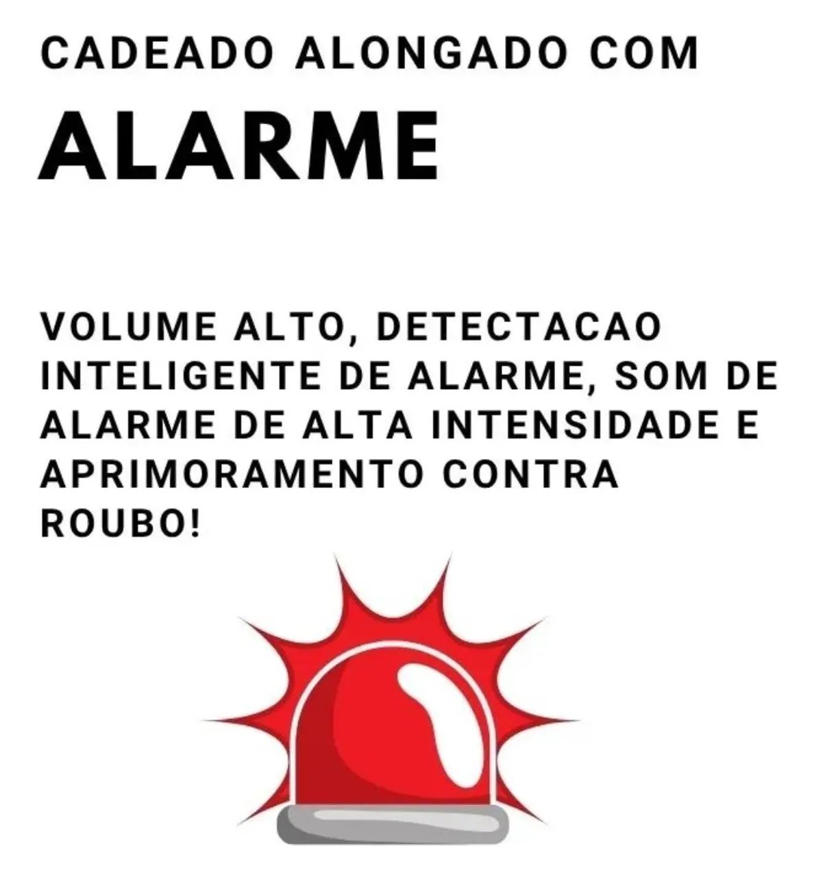 Cadeado com Alarme  - Foto 3