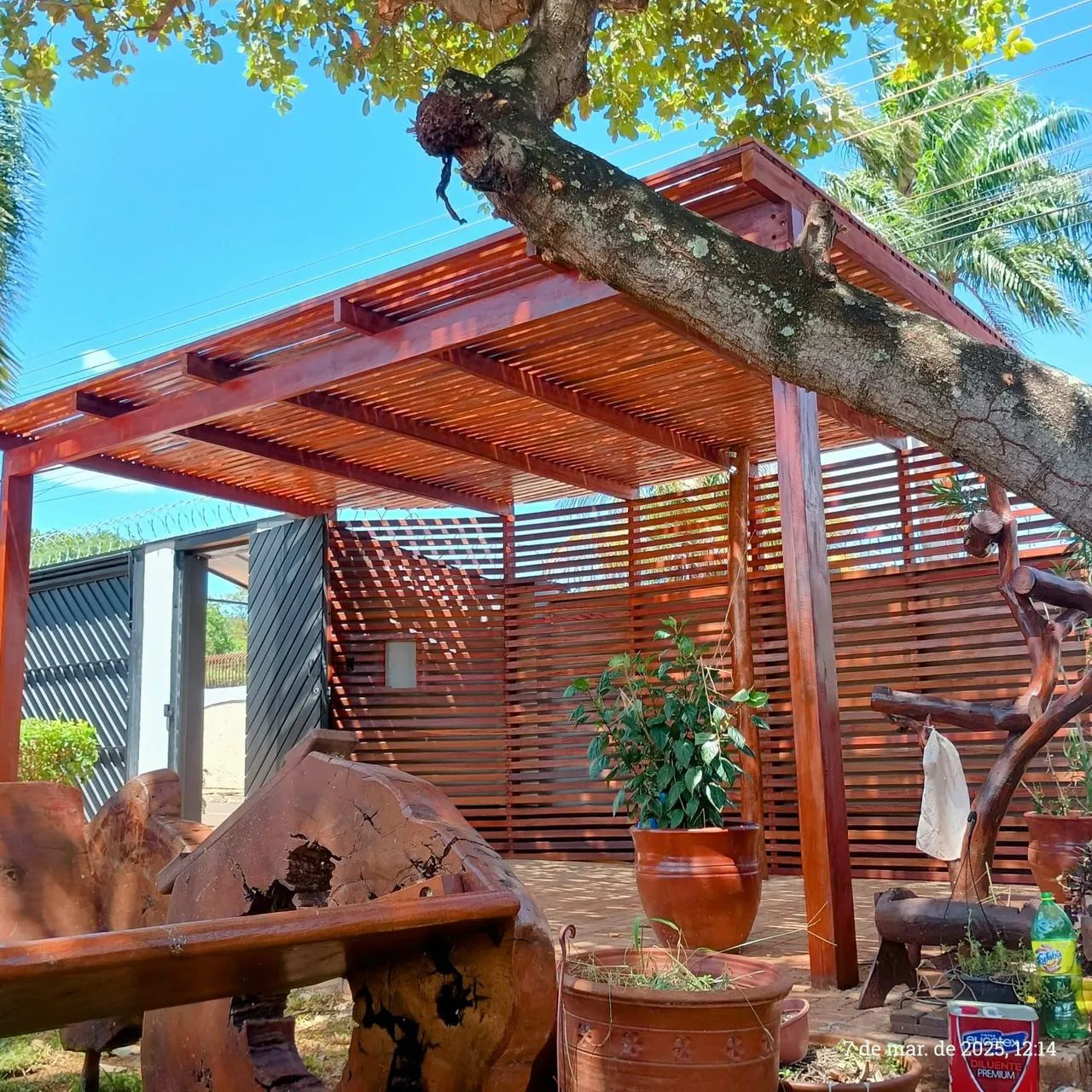 Jardim Pergolado ripado - Foto 2