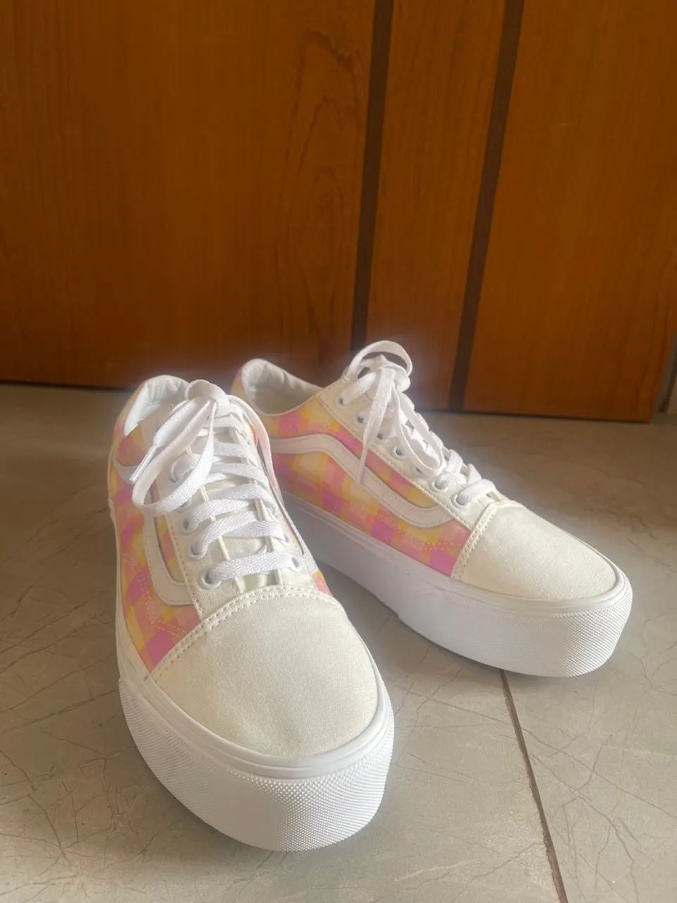 VANS OFF THE WALL Original - Xadrez Colorido - Foto 4