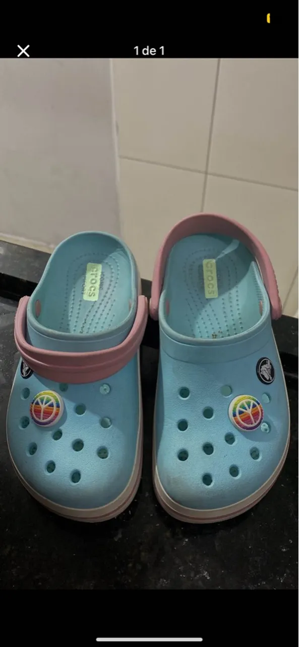 Crocs infantil tamanho c 12