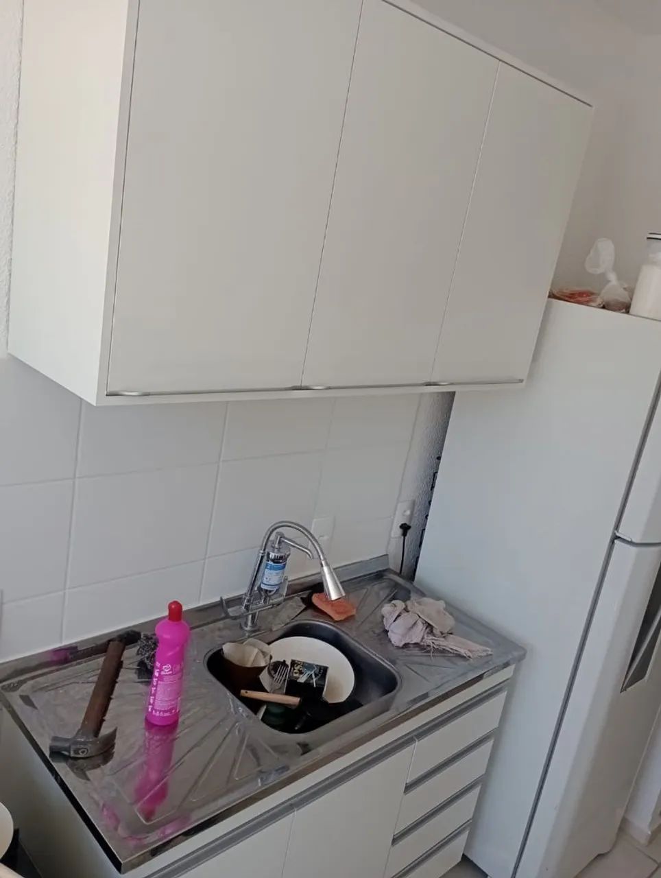 Armário aéreo 1,20 branco 100% MDF  - Foto 5