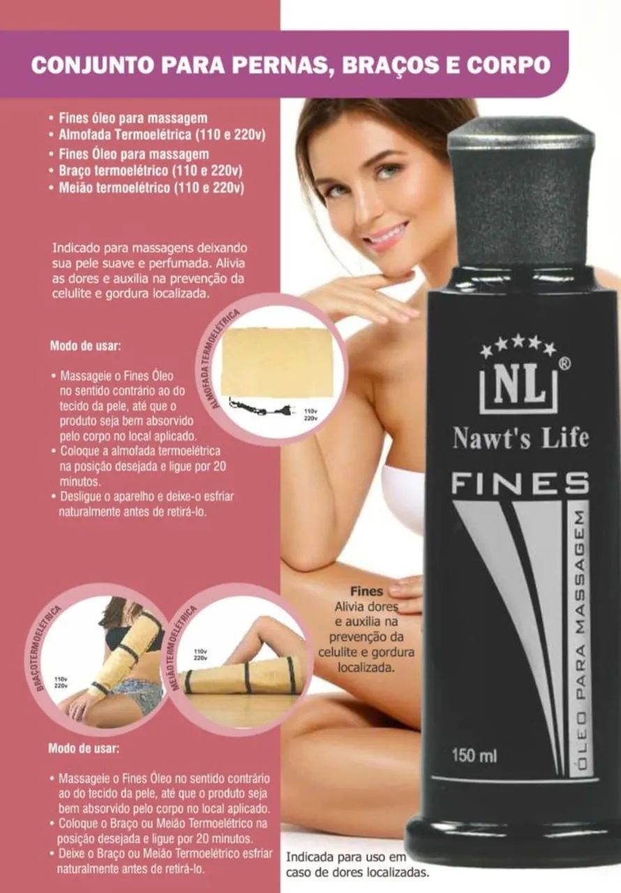 óleo da nawt's Life para massagem.100ml - Foto 5