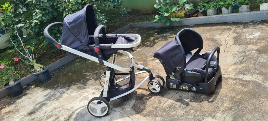 Carrinho com Bebê Conforto Travel System Mobi - Safety 1st - Foto 2