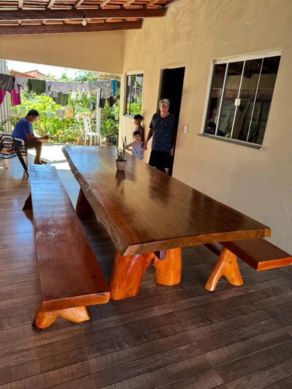 ? Mesa Rústica Linda com Entrega Grátis e Parcelamos! - Foto 3