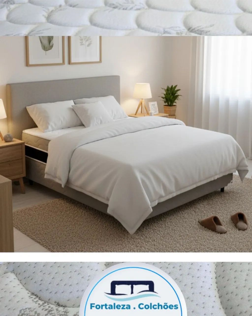 Cama Casal Unibox Rubi (Entrega grátis e imediata p/Fortaleza)<br> - Foto 5