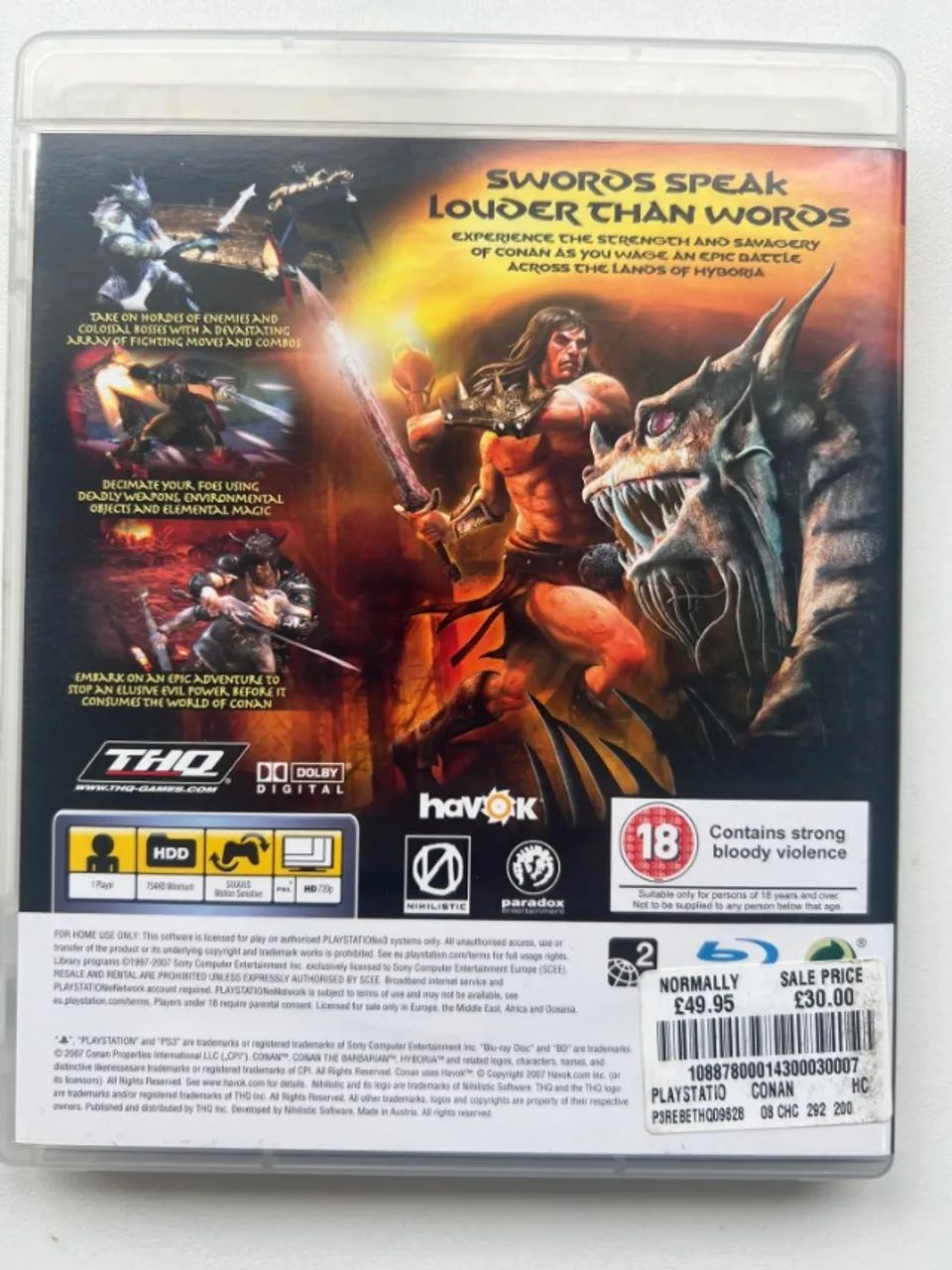 game conan ps3 original - Foto 2