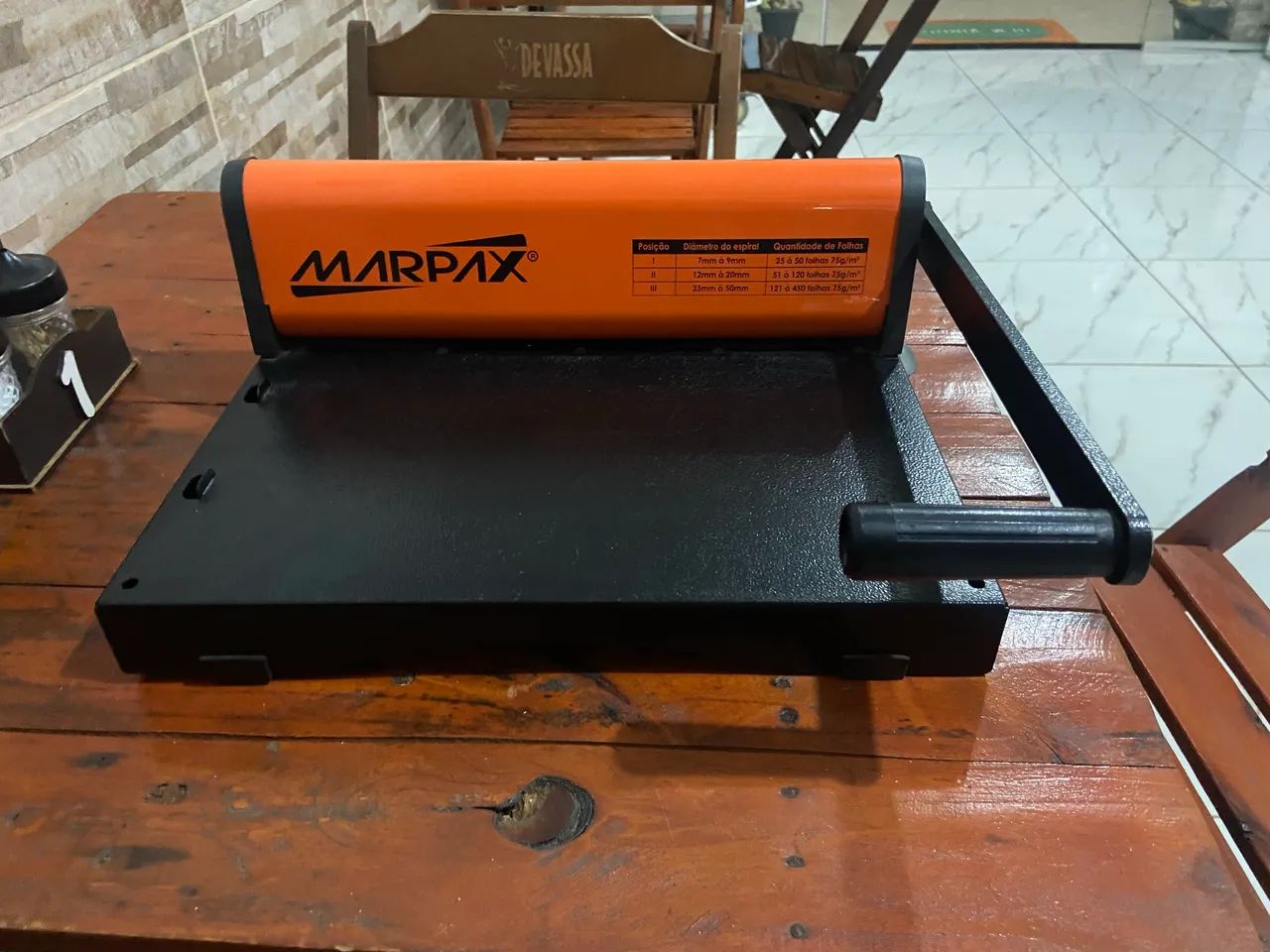 Máquina de encadernação 64961547582593120