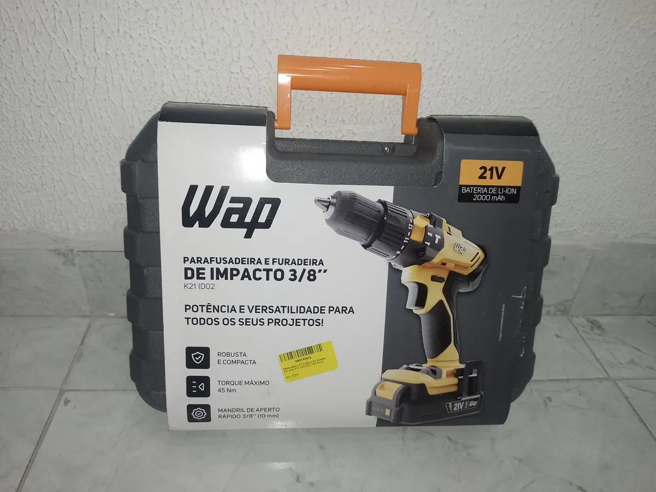 Parafusadeira/Furadeira de Impacto 21v, Wap