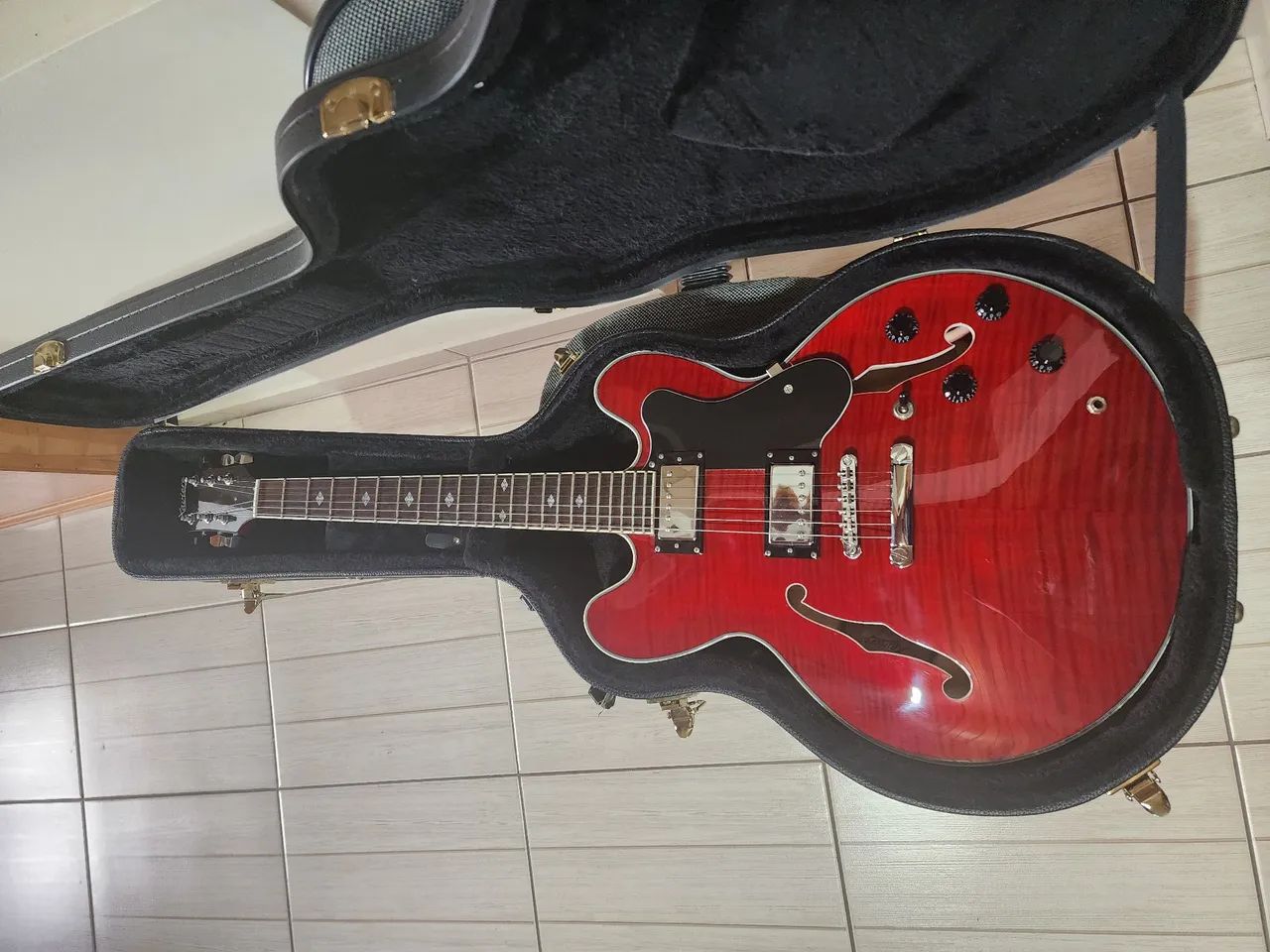 GUITARRA XAVIERE PRO-900 SEMI-ACUSTICA - EXCLUSIVIDADE!