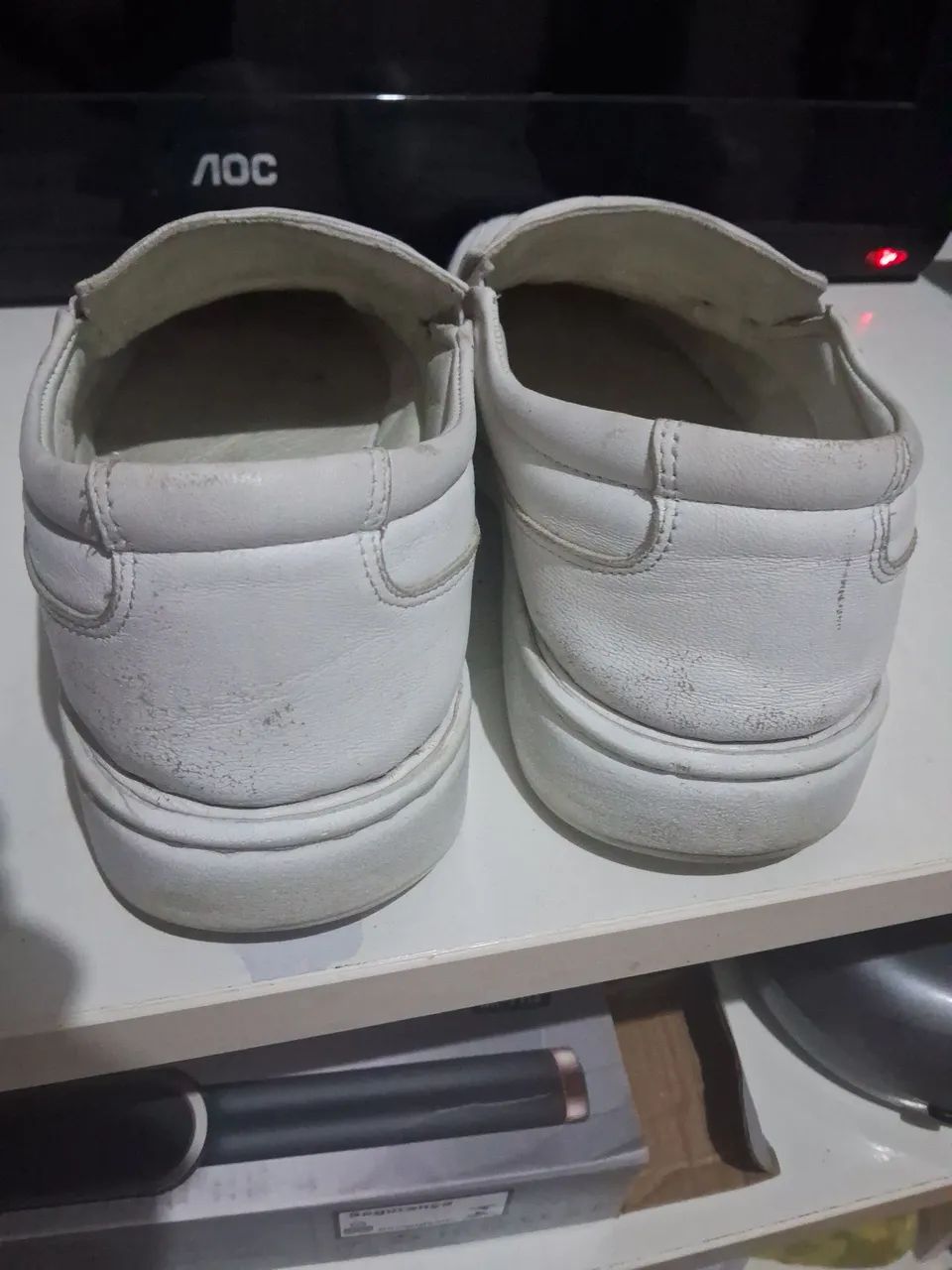 Mocassim Branco  Habytto Confort - Foto 2