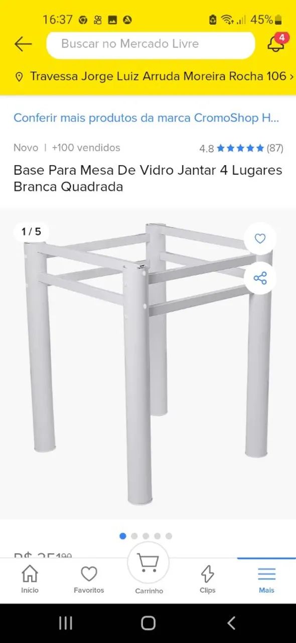 Pé de mesa  - Foto 4
