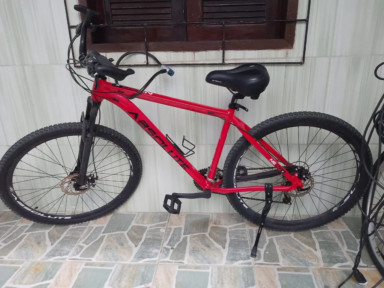 Bicicleta Aro 29 Absolute Nero Vermelha