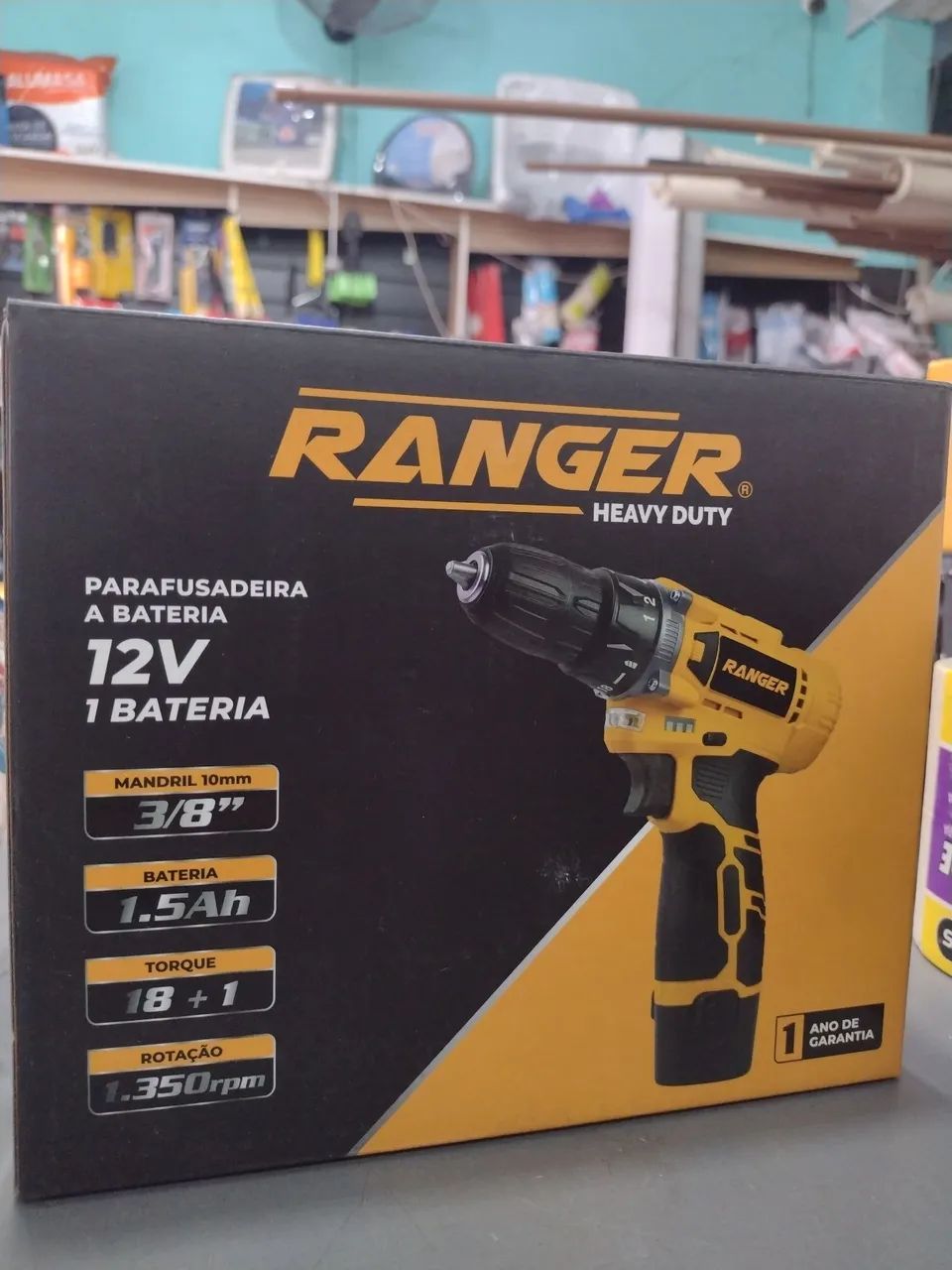 Parafusadeira/Furadeira à Bateria 12V Ranger - Heavy Duty