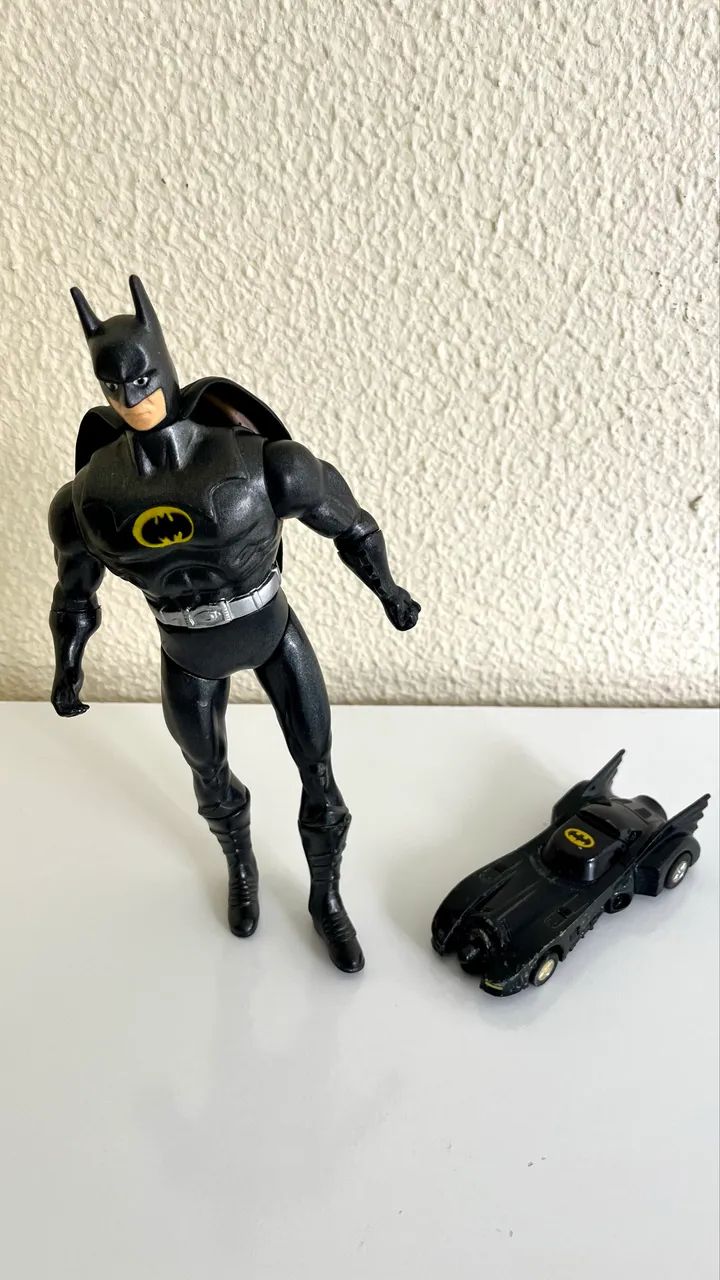 Boneco Batman e Batmóvel 1989