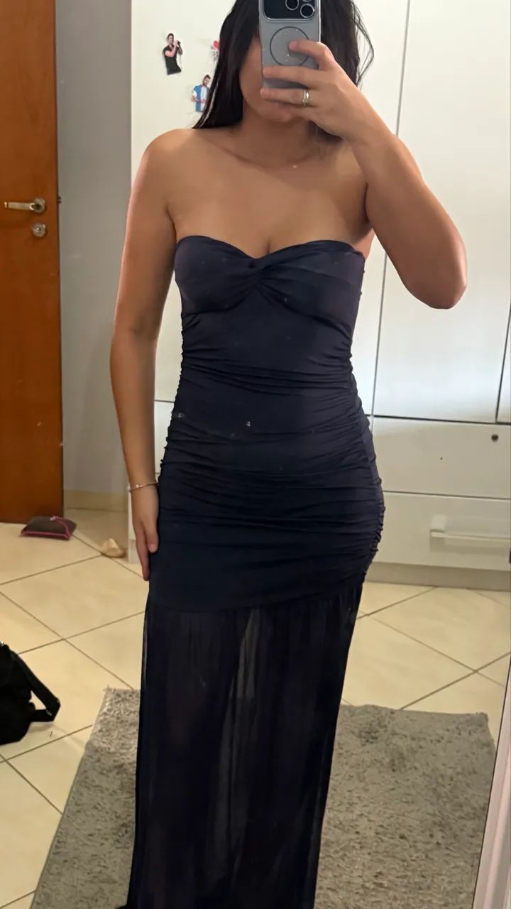 Vestido Azul - tomara que caia  - Foto 2