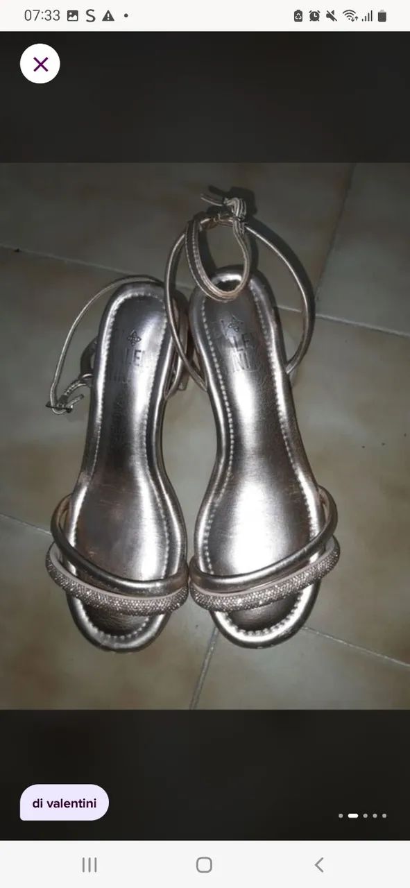 Tamanco rosê 33 - Foto 3
