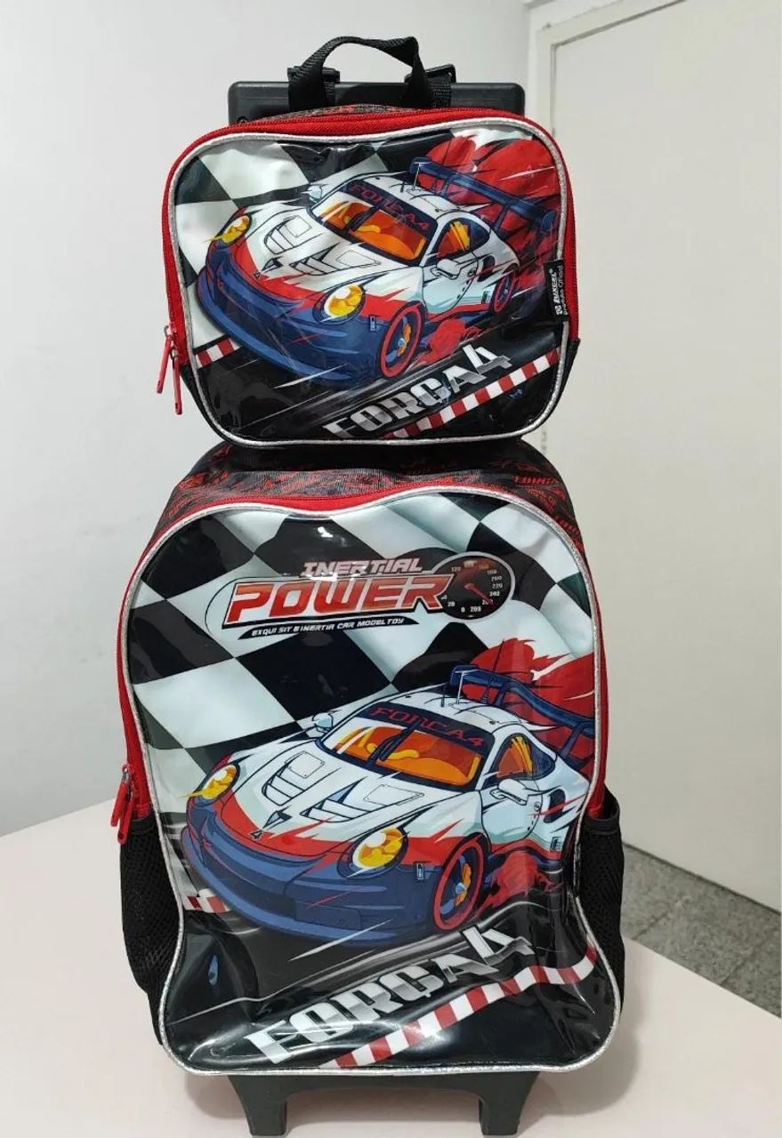 Bolsa escolar - Carros 