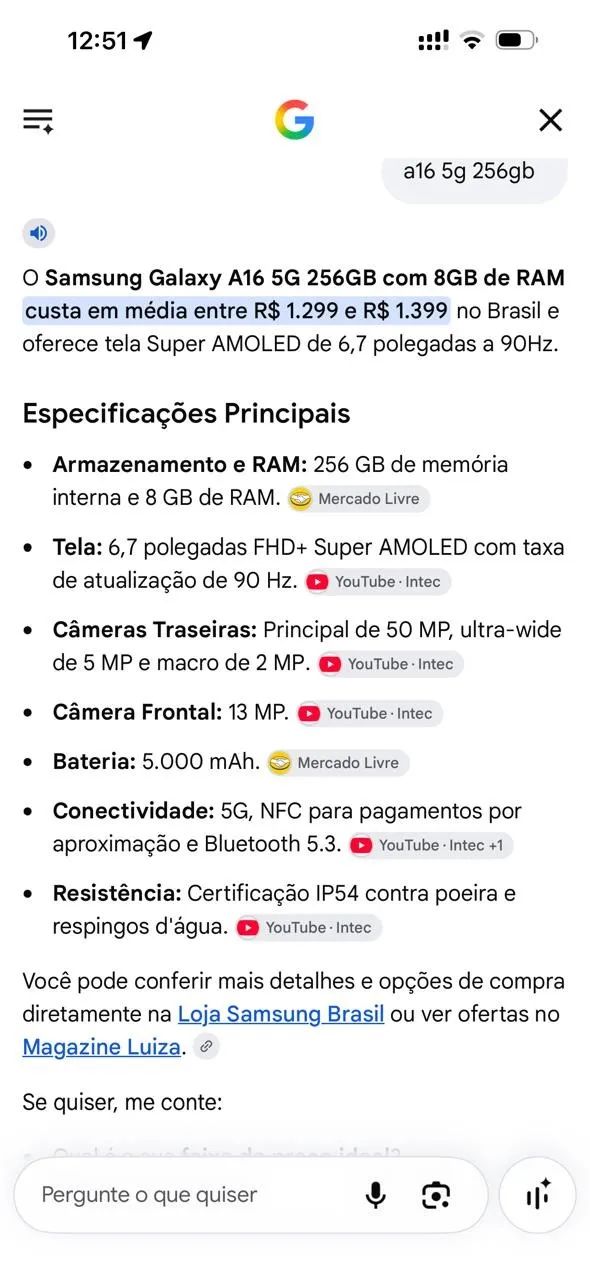 Smartphone A16 MODELO 5G  - Foto 2