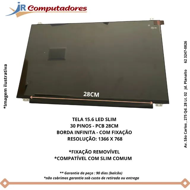Troca de tela em notebook / display - JR Computadores