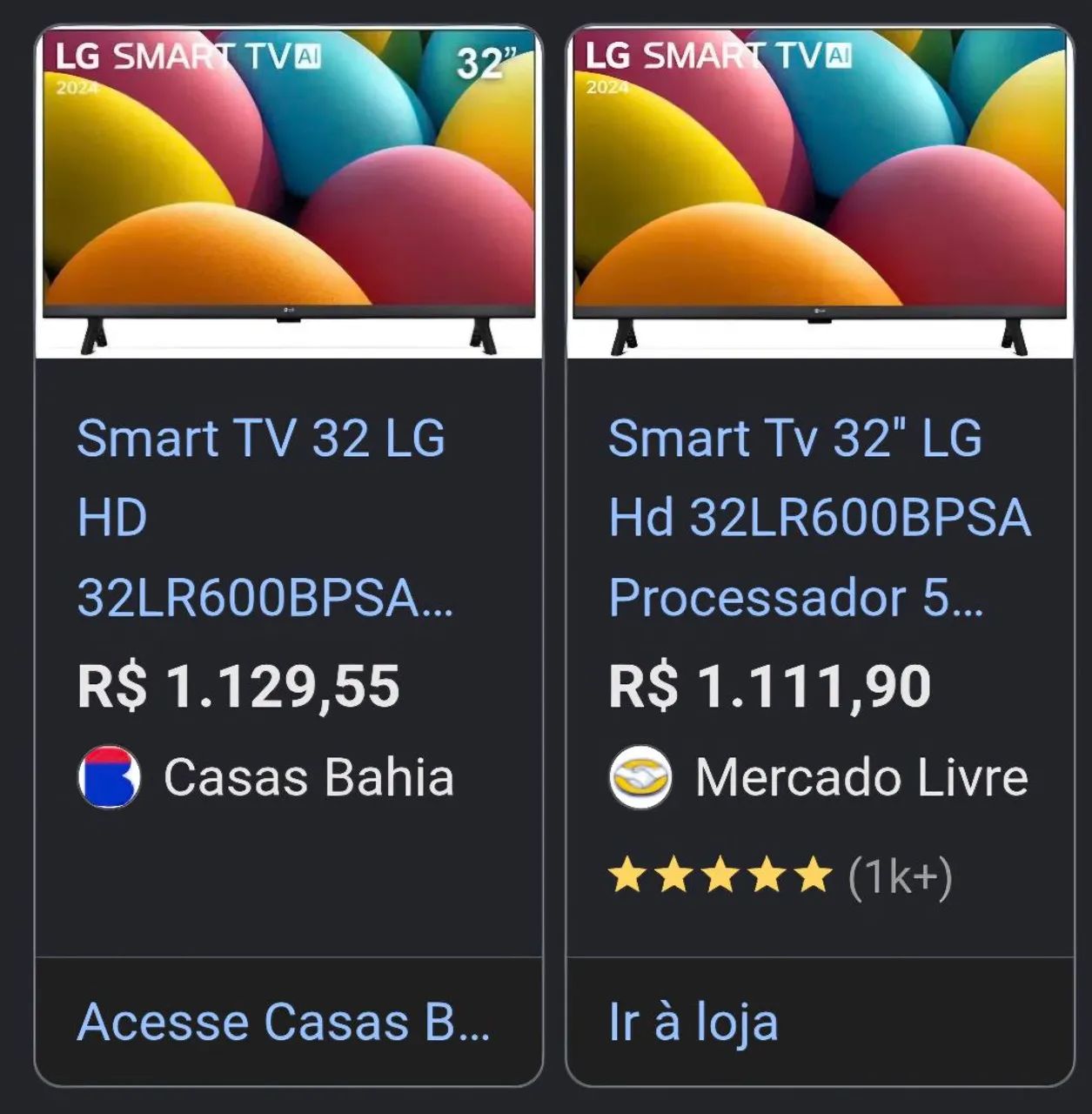 Smart TV 32 Polegadas LG Lacrada - Foto 2