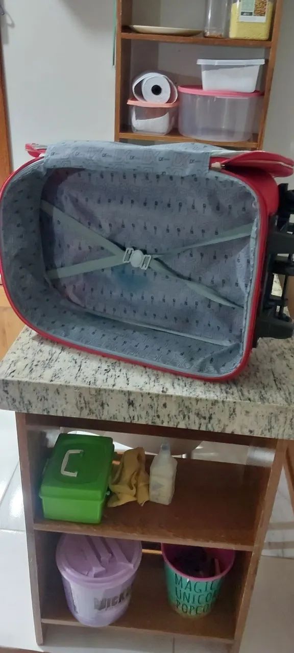 Vendo duas malas elas são do mesmo tamanho e só mesmo modelo cada uma custa 100 reais semi - Foto 4