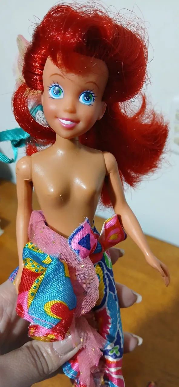 Boneca Ariel anos 90, marca tec toy - Foto 3