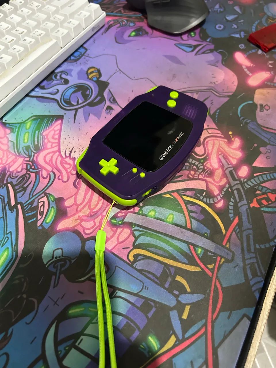 Game Boy Advance Mod tela IPS e bateria