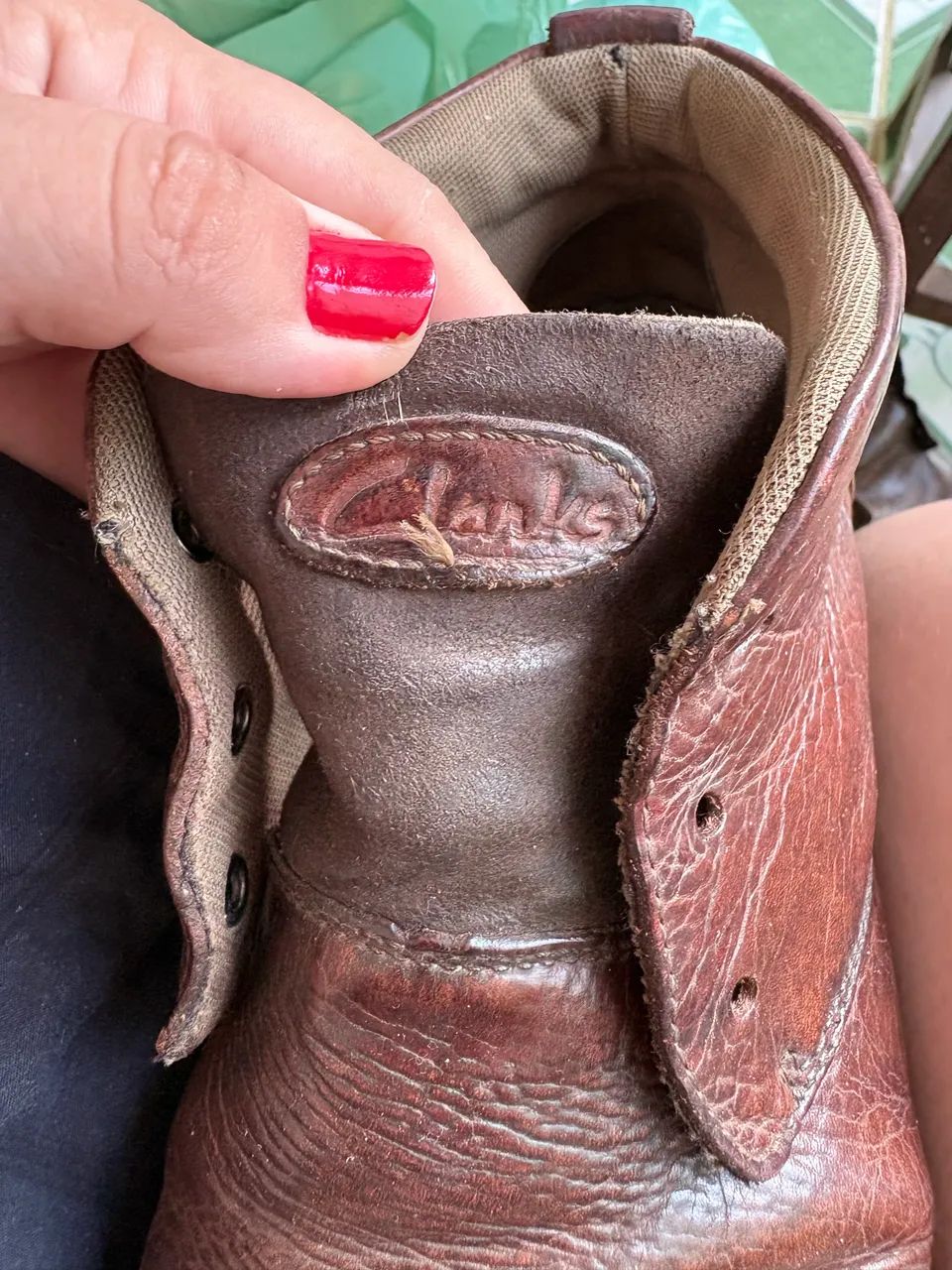 Bota de couro Clarks - Foto 3