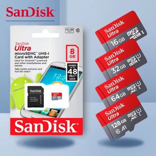 Cartão de memoria 32gb, 64gb e 128gb (LEIA A DESCRIÇÃO)