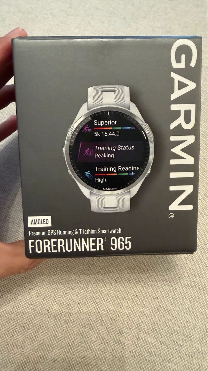 Garmin Forerunner 965 Original com Caixa e Acessórios - Pouco Uso - Foto 2