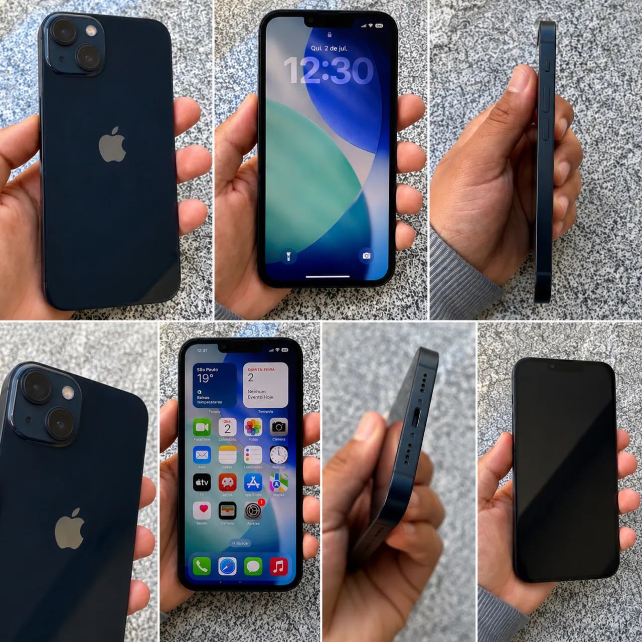 Iphone 13 - Midnight (preto) 128gb  - Foto 2