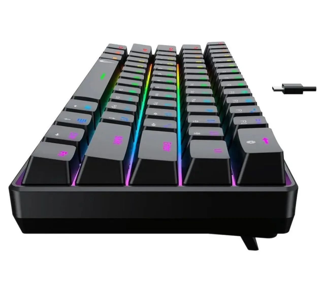 TECLADO MECÂNICO RISE MODE GM1 PRETO - Foto 3